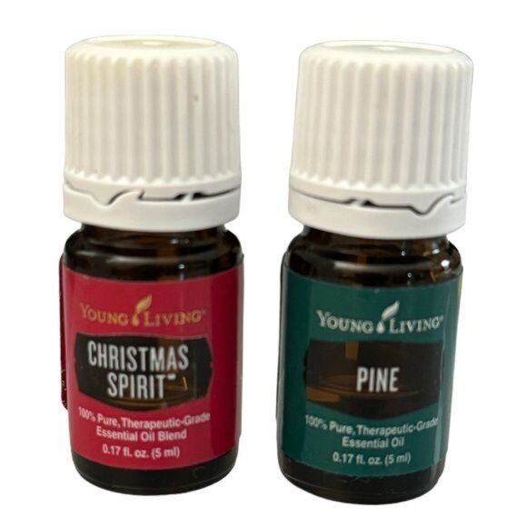 Young Living Essential Oils, Set of 2 Christmas Spirit and Pine 5ml each NWT - Picture 2 of 5